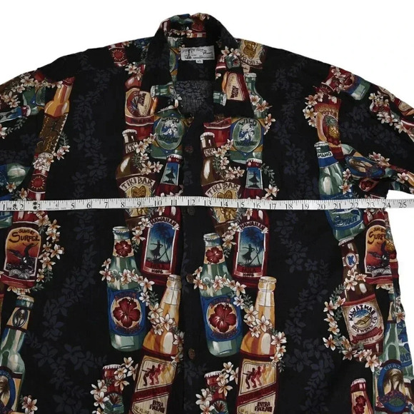 Toes on the Nose  Hawaiian Shirt Beers Tropical Aloha Size XL - Picture 9 of 10